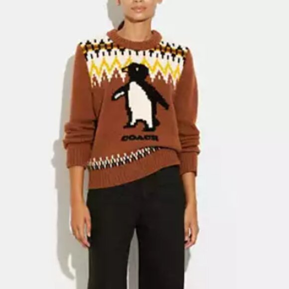 Coach Intarsia Ski Sweater - Picture 2 of 3